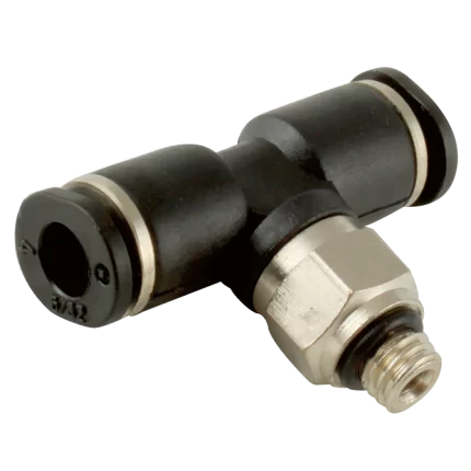 RACOR TEE M5 CNX M5 X 4mmOD